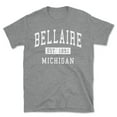 thumbnail image 1 of Bellaire Michigan Classic Established Men's Cotton T-Shirt, 1 of 1