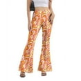 thumbnail image 1 of Printemps Été Europe et États-Unis Pantalon Évasé vintage Imprimé Mode, 1 of 6