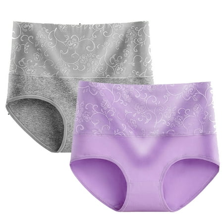 Kmdttou Women s Plus Size Underwear Sexy Lace High Cut Panties Comfort Bikini Panty Stretch Underpants Breathable Ladies Briefs (Regular & Plus Size) Hot Pink-4XL