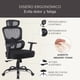 thumbnail image 2 of Silla Directiva TITANO Malla Ergonomica Ajustable Soporte Lumbar, 2 of 6