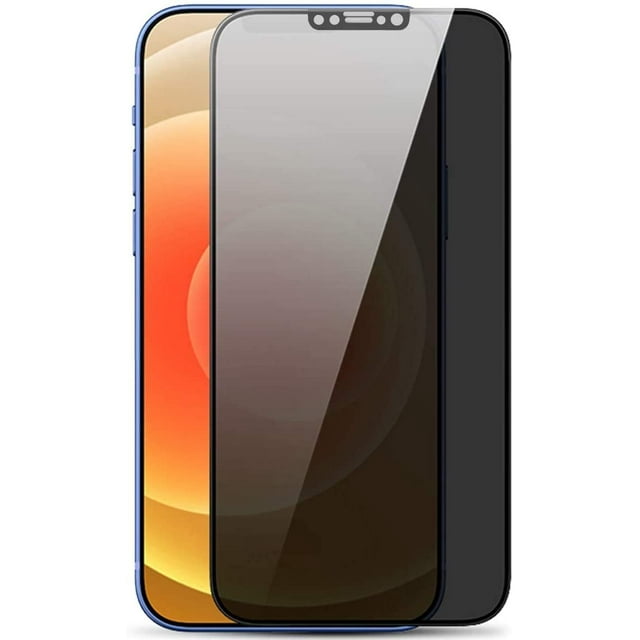 IBAOLE for iPhone 12 Mini Pro 11 Pro Max XS XR X 7 8 Ceramic Privacy Soft Film,Privacy Full Covered Soft Anti Spy Screen Protector Film,HD/Matte Black Matte Black For iPhone 12Pro