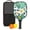 Black-2, variant on Pickleball Paddles Set Of 1, Fiberglass Surface, Tropical Leaf Print, 1 Paddle, 2 Balls & Bag