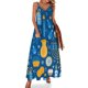 thumbnail image 1 of Vestido sin mangas con patrón Happy Hanukkah vestidos para mujer Vestido largo, 1 of 7