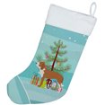 thumbnail image 2 of Carolines Treasures BB2909CS Spanish Hound Merry Christmas Tree Christmas Stocking, 2 of 2
