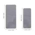 thumbnail image 2 of HAMPPLIES 2Ud Cojín Protector Para Prensa De Calor De Silicona Gris Con Aislamiento Y Espuma Para Transferencia Precisa, 2 of 8