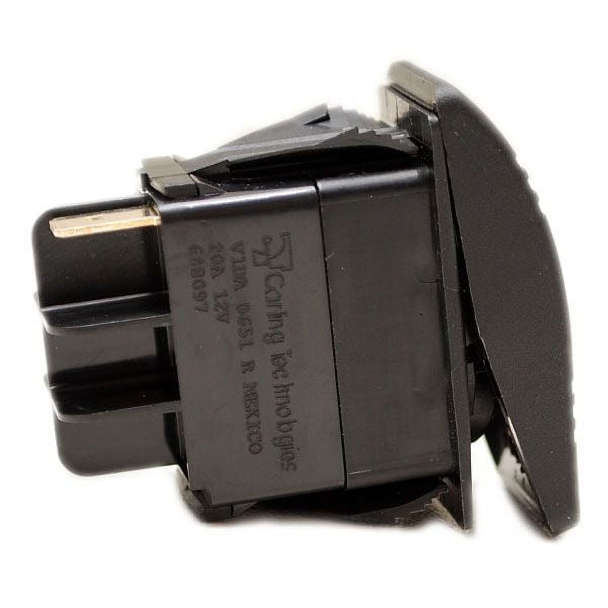 Carling Boat Bilge Rocker Switch | Lighted 12 Volt On / Off 3 Spade