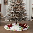 thumbnail image 6 of Bingfone Christmas Tree Skirt Mat Christmas Decoration Interior 48"-Mardi Gras Carnival1, 6 of 8