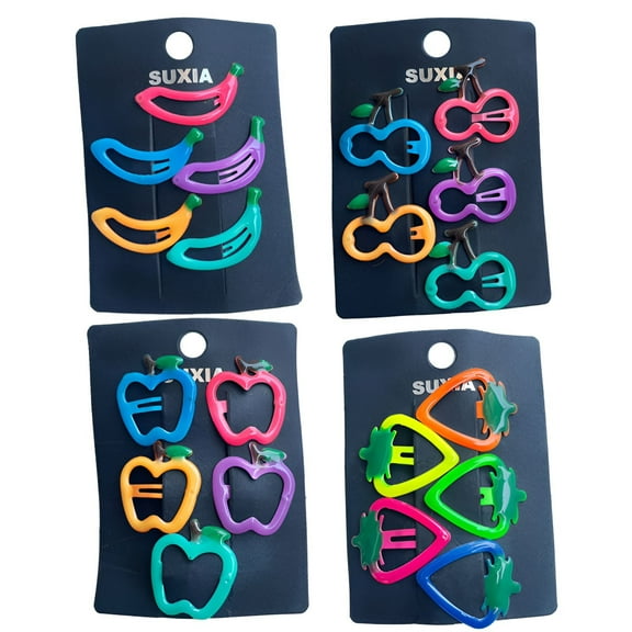 DESIGNICE 20Pcs Baby Hair Clips,1.57" Hair Pins,Candy Color Hair Clips for Toddler Girls