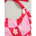 thumbnail image 6 of Coduop Toddler Girls 2Pcs Outfit Set,Halter Slign Tops and Short Pants Two-piece Clothes Set, 6 of 9