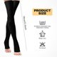 thumbnail image 2 of pares de calentadores de piernas de punto trenzado para mujer, calcetines largos cálidos de invierno por encima de la rodilla, 2 of 5