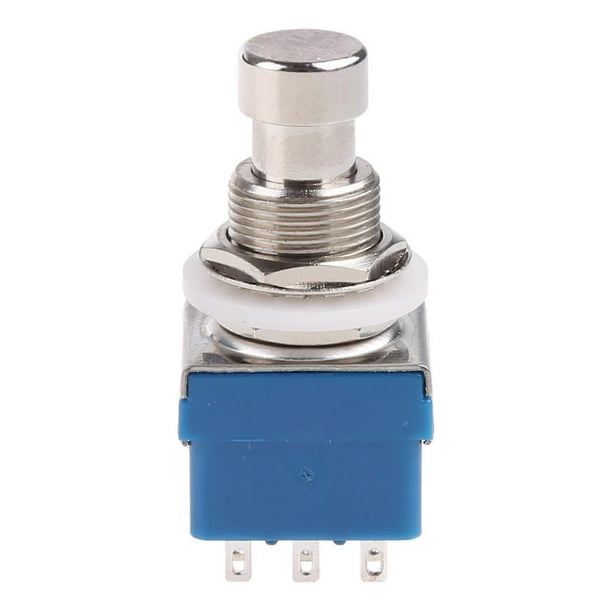 9-pin 3pdt Foot Pedal Switch Stompbox For Electric Guitar Effects True Bypass