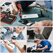 STREBITO Screwdriver Sets 142-Piece Electronics Precision Screwdriver with 120 Bits Magnetic Repair Tool Kit for iPhone, MacBook, Computer, Laptop, PC, Tablet, PS4, Xbox, Nintendo, Game Console