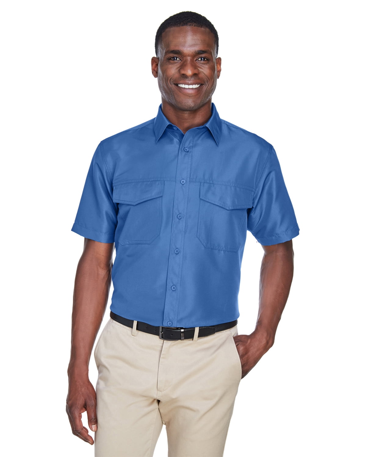 Harriton Men's Key West Short-Sleeve 