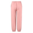 thumbnail image 6 of ZHOGXU Exquisite Elastic Waist Drawstring Solid Color Jogger Kids Pants For Girls All Season Suitable, 6 of 6