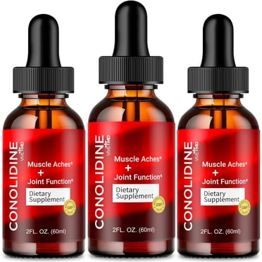 Conolidine Drops Advance Blood Formula Support Supplement (3 Pack)