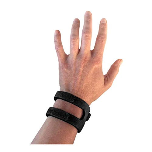 WristWidget (TM) - Patented, Adjustable Support, Wrist Brace For TFCC Tear- Triangular Fibrocartilage Injuries, Ulnar Sided Wrist Pain, Weight Bearing Strain - Left Or Right Hand - Regular BLACK