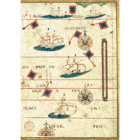 Bnf Cartes/Plans: Carnet Blanc, Atlas Nautique Du Monde Miller 2, 1519 (Paperback)