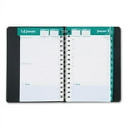 House Of Doolittle 29802 Express Track Daily Appointment Book/Monthly Planner, 5 x 8, Black