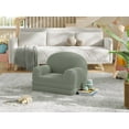 thumbnail image 6 of Towallmark Kids Sofa Chair, 2-in-1 Convertible Toddler Couch Lounge, Comfy Fold Out Teddy Fleece Fabric Children's Sofa Bed for Playroom, Bedroom, Nursery, Gift for Boys & Girls, Grey, 6 of 7