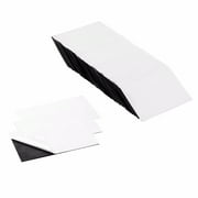 totalElement 3.5 x 2 Inch Business Card Strong Flexible Self-Adhesive Magnetic Sheets Peel & Stick Refrigerator Magnet Sheets (100 Pieces)