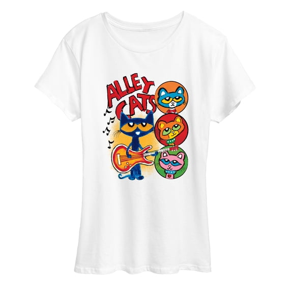 Pete the Cat - Alley Cats - Women's Short Sleeve Graphic T-Shirt