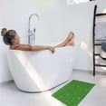 thumbnail image 2 of Alfombrilla antideslizante para baño, ducha de baño, alfombrilla de PVC para baño con ventosas, alfombrilla antideslizante para bañera, verde Methold HA000330-02B, 2 of 5
