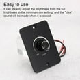 thumbnail image 5 of 12V RV LED Light Dimmer PWM Switch, Rotary Knob for Adjustable Brightness Enhanced Ambiance, 5 of 8