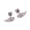 Pink, variant on Versatile Wing Studs Earrings for Cartilage Piercing Easy Mixed Matching Styles Alloy Portable Designs