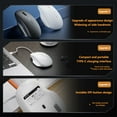 thumbnail image 5 of Inphic M1-2 Bluetooth Mouse Rechargeable Office Silent Wireless Mouse Battery Level Display Ultra Thin For Laptops and Tablets, 5 of 8