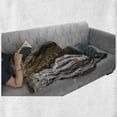 thumbnail image 6 of Iceland Soft Flannel Fleece Throw Blanket, View of a Blurry Stream Wilderness Hiking Spots, Cozy Plush for Indoor and Outdoor Use, 50" x 60", Aqua Dark Taupe, by Ambesonne, 6 of 6