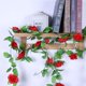 thumbnail image 5 of Guirnalda de rosas de seda Artificial de 240cm, decoración de pared de ratán, hogar, jardín, balcón, boda, 10 Uds. Hy, 5 of 5
