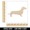 thumbnail image 2 of Smooth Haired Dachshund Dog Solid Wood Shape Unfinished Piece Cutout Craft DIY Projects - 6.25 Inch Size - 1/8 Inch Thick, 2 of 7
