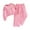 N121-Pink, variant on NAFUU Little Girls Clothes Set Stylish Toddler Girl 3 Piece Outfits Long Sleeve Blazer Jacket With Cami Top And Flared Pants Set Kids Formal Wear 2-3 Years