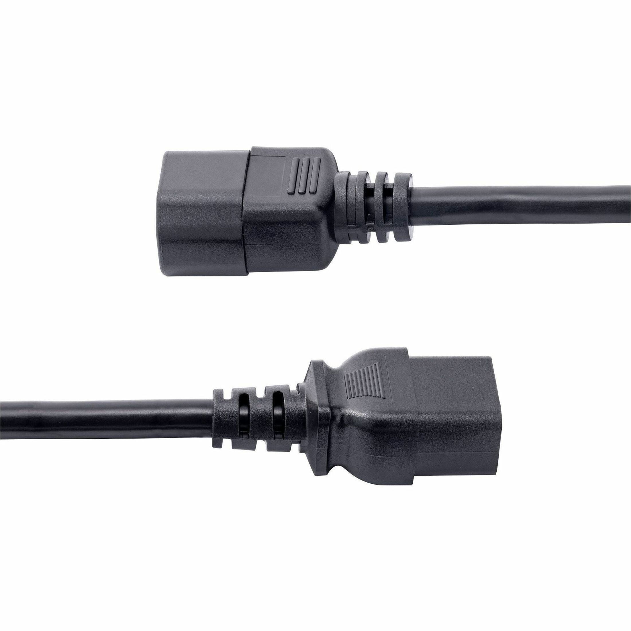 StarTech 6ft Heavy Duty Power Cord, C14 to C19 Heavy Gauge PDU Power Cable