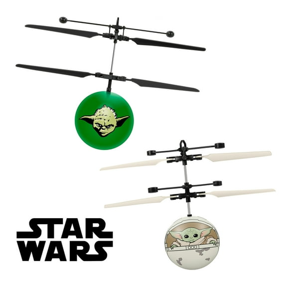 Star Wars 2-Pack - Baby Yoda & Yoda UFO Ball Helicopter