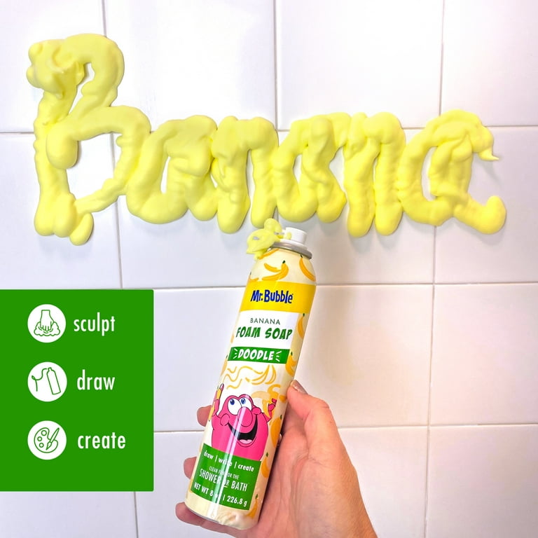 Mr. Bubble Banana DOODLE Foam Soap 50 More 12oz for sale online