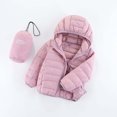 thumbnail image 2 of Abrigo De Invierno Para Niños Pequeños, Chaqueta Acolchada De Algodón Ligero Para Bebés Y Niñas, Ropa De Abrigo Con Cremallera Y Capucha Odeerbi LM103-6628, 2 of 4