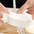 thumbnail image 3 of De plástico resistente Ravioli - Prensas para raviolis (3 unidades), color blanco, 3 of 5