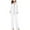 White, variant on Lixiuxyad Petite Pajama Set Pajamas Women's Long Sleeve Sleepwear Soft Button Down Loungewear Set Nightwear