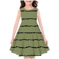 thumbnail image 2 of Turilly Dresses for Girls Fashion Girl's Summer New Sleeveless Round Neck Printed Dress, 2 of 3