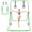 Green(No Mat), variant on Kdymod Gymnastics Bar for Kid,Adjustable Height Kids Gymnastics Bar,Foldable Horizontal Junior Gymnastics Equipment Bar for Home Gym Pink