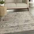 thumbnail image 2 of Nourison Concerto Abstract Beige Grey 5' x Square Area Rug (5 Square), 2 of 9