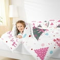 thumbnail image 4 of Homewish Kawaii Pink Bow Knot 3 Pieces Queen Comforter Set For Preppy Children Kids,Merry Christmas Tree Ultra Soft Bedding Sets,Polka Dots Plaid Bedding Comforter Set,Lightweight Room Decor, 4 of 8