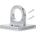 thumbnail image 1 of OULII Zinc Alloy VIP Rope Circle Hook for Crowd Control Barrier 1Pcs 4x0.39in Silver, 1 of 8