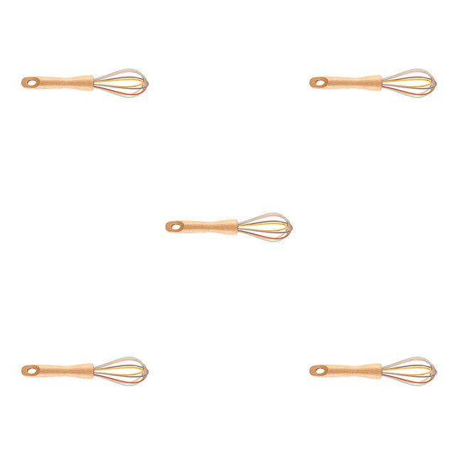Monstrate Batidor de silicona batidor de huevos Manual mango de batidora de crema de de mano herramienta de cocina para hornear Type2 NO2 Monstrate CBP023089
