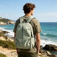 thumbnail image 1 of ZZkhGO Lightweight Stylish Backpack, Casual Student Book Bag with Multifunctional Storage, Portable Travel Daypack for College High School Commuting, Green, 1 of 7