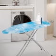 thumbnail image 2 of HELLHERO Blue-white Tie-dyed Ironing Board Cover 3 Fasteners Durable Ironing Board Covers for Household Items, 2 of 5