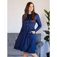 thumbnail image 2 of Womens Fit and Flare Midi Dress, 2 of 11