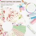 thumbnail image 4 of 126 Pcs Quilting Cotton Fabric Squares 5x5 inch Precut Printed Charm Pack for Quilting Soft Quilting Fabric Floral Patchwork for DIY Sewing Crafts, 4 of 8