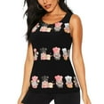 thumbnail image 1 of Balery Baker Gnome Camiseta sin mangas estampada ligera para mujer, tops de entrenamiento sin mangas, camisetas de yoga transpirables de secado rápido.-Medium, 1 of 7